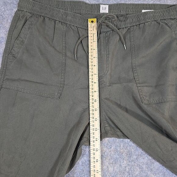 GAP Womens Green Jogger Pants Size XL Elastic Waist Casual Utility Pockets - Picture 4 of 11